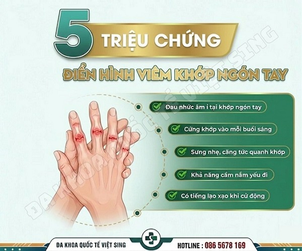 Viêm khớp ngón tay: Cảnh báo sớm bạn không nên bỏ qua!