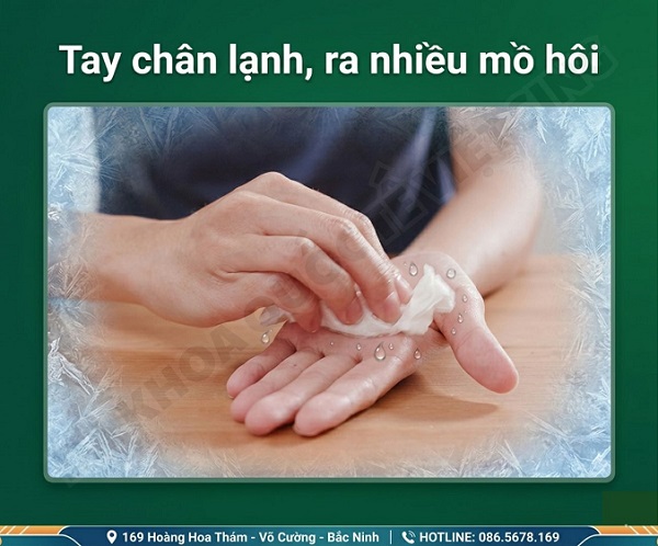 Tay chân lạnh, ra mồ hôi nhiều: Cơ thể đang cảnh báo điều gì?